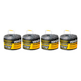 Kit 4 Un Arame Farpado Zincado Vonder Rolo 500 Metros 350kgf