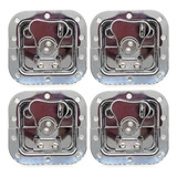Kit 4 Un Fecho Borboleta P Case Pequeno Com Porta Cadeado