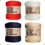 Kit 4 Unidades Fio De Malha Croche Premium Várias Cores