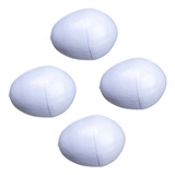 Kit 4 Unidades Ovo Indez N 4 Red Rumped Branco