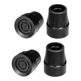 Kit 4 Unidades Pé Ponteira 3 4 Para Bengala Muleta 19mm