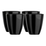 Kit 4 Vasos Planta Fibra De Vidro Cachepot 50cm Vietnamita