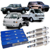 Kit 4 Vela Aquecedora L200 L200 Bongo H100 1991 A 2012