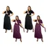 Kit 4 Vestido Amamentação Longo Roupa Maternidade Amamentar