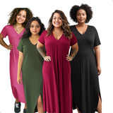 Kit 4 Vestido Longo