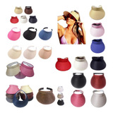 Kit 4 Viseiras Feminina Moda Praia Chapéu Fitnes Cor Variada