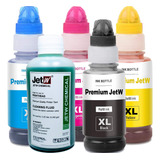 Kit 4 X Cores Tinta Sublimática Original Cleaner Limpeza