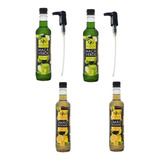 Kit 4 Xaropes Soda Italiana Dilute 500ml 2 Dosadores