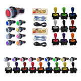 Kit 40 Botões C Micros 4 Comandos 4 Placas Zero Delay