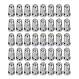 Kit 40 Capa De Porca Belga Cromada Roda Caminhao 3 4 27mm