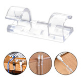 Kit 40 Clips Organizador Fixador Adesivo De Cabo Fios Parede