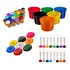 Kit 40 Cofres + 40 Baldes + 40 Ioio + 40 Tubete Bolha