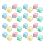 Kit 40 Cubos Infinitos Fidget Toy Anti Stress Infinity Cube