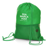 Kit 40 Mochila Sacola Bag Polyester Personalizada Esportiva 