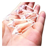 Kit 40 Pingentes Pirulito 38mm Cristal K9 Para Lustres