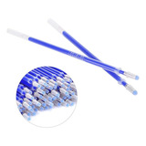 Kit 40 Refil Caneta Carga Cartucho Tinta Gel Azul