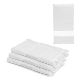 Kit 40 Toalhinhas De Mão Boca Artesanato P Bordar Branco