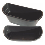 Kit 40 Vasos Plásticos Pretos Arandela Jardim Vertical 6 5 L