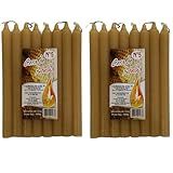Kit 40 Velas Com Cera De Abelha Natural 16 Cm Altura X 1 4 Cm Diâmetro Aroma Natural De Mel Palito
