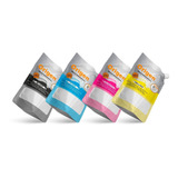 Kit 400ml Tinta Recarga Cartuchos Impressora Epson