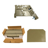 Kit 40x Borne Passagem Saki Parafuso 4 Postes 2 Tampas