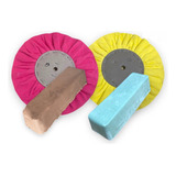 Kit 41 aluminio Tanque Roda discos 30cm polimento Espelhado