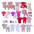 Kit 43 Pçs Enxoval Bebe Body Culote Macacão Algodão Atacado
