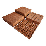 Kit 45 Deck Plástico Modular Encaixe Fácil Varanda Box Banho