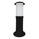 Kit 45 Poste Balizador Luminária Jardim Sitio 35cm Preto