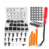 Kit 456 Presilhas Grampos Automotivo Parachoque Painel Carro