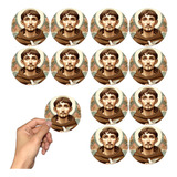 Kit 48 Adesivos São Francisco De Assis Religiosos Catolico