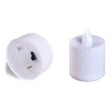 Kit 48 Velas Eletrônica Led Amarela Com Bateria Decorativas