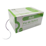 Kit 48un Fio De Sutura Nylon 3 0 C Agulha 3 8 20mm Medix