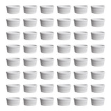 Kit 48x Ramekim Canelado Finger Foods 100ml Porcelana Hotel