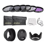Kit 49mm Filtro Uv Cpl Fld Nd2 Nd4 Nd8 P/ 50mm Canon Parasol