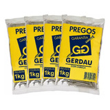 Kit 4kg Prego Com Cabeça Polido 15x21 Gerdau