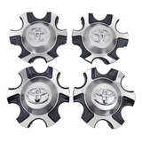 Kit 4pçs Calota Tampa P Roda Original Hilux Srx 2017 Aro 18