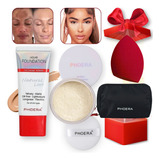 Kit 4un Compre Base Matte pó 24h Prova D água Leve 2 Brinde