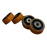 Kit 4un Roda De Poliuretano Moldado R312 Pe 170kg