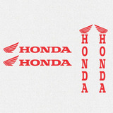 Kit 4x Adesivos Logo Honda Motos