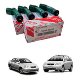 Kit 4x Bico Injetor Corolla 1 8 2003 2008 Original