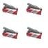Kit 4x Bico Injetor Toyota Corolla 2.0 Flex 11/ - 2325037030