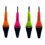 Kit 4x Boia Torpedo Laskuda 70g Jr Pesca Nova Alta Qualidade