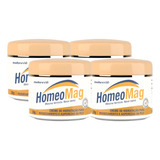 Kit 4x Creme Hidratante Homeomag Homeopast Pele Pé Ressecado