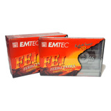 Kit 4x Fita K7 Emtec Fe i 46 Min Virgem lacrada