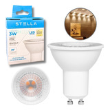 Kit 4x Lâmpada Dicroica 3w Stella Gu10 Mr16 3000k Sth8533 30