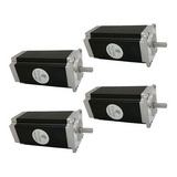 Kit 4x Motor De Passo Nema 23 30kgf cm Cnc 4 Eixos nfe