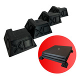 Kit 4x Pé Suporte Horizontal Universal Ps4 Slim Pro Fat