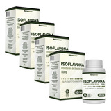 Kit 4x Potes Isoflavona 150mg 60 Cápsulas Gérmen De Soja