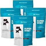 Kit 4x Super Whey Protein Chocolate 900g Max Titanium